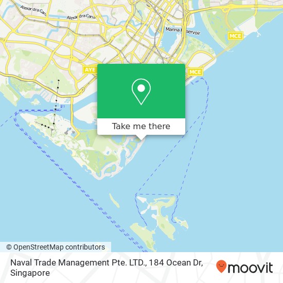 Naval Trade Management Pte. LTD., 184 Ocean Dr地图