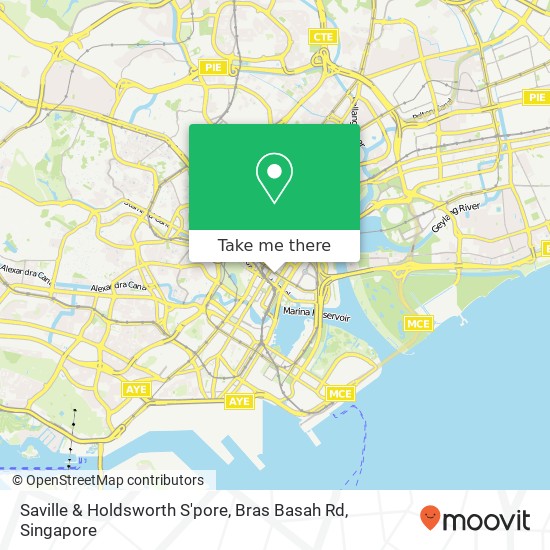 Saville & Holdsworth S'pore, Bras Basah Rd地图