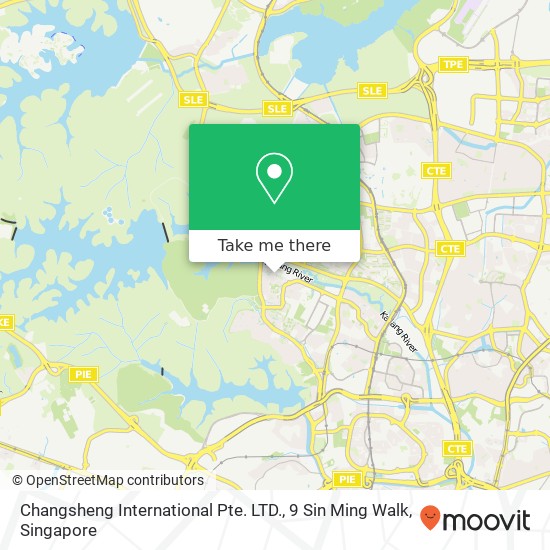 Changsheng International Pte. LTD., 9 Sin Ming Walk地图