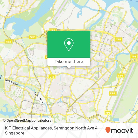 K T Electrical Appliances, Serangoon North Ave 4 map