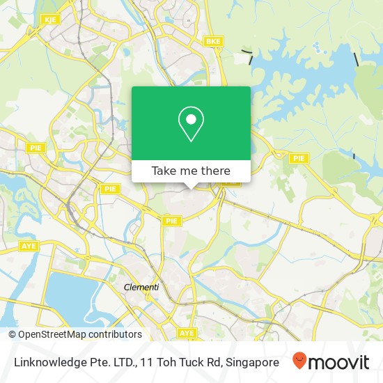 Linknowledge Pte. LTD., 11 Toh Tuck Rd地图