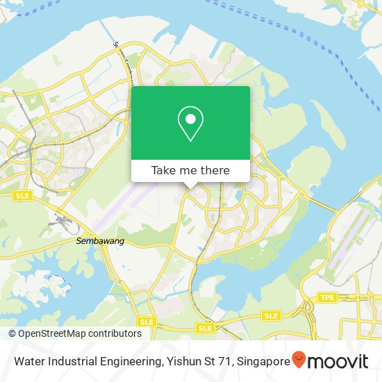 Water Industrial Engineering, Yishun St 71 map