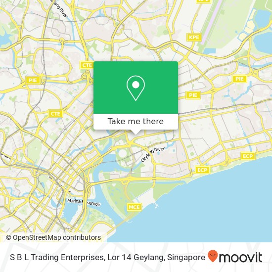 S B L Trading Enterprises, Lor 14 Geylang地图