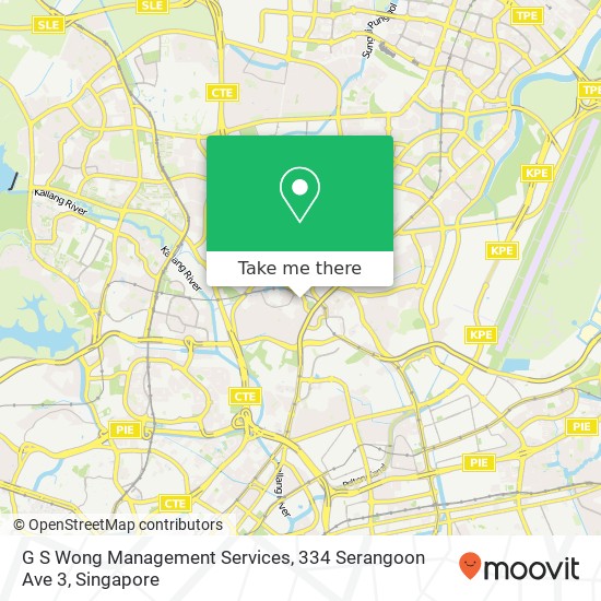 G S Wong Management Services, 334 Serangoon Ave 3地图