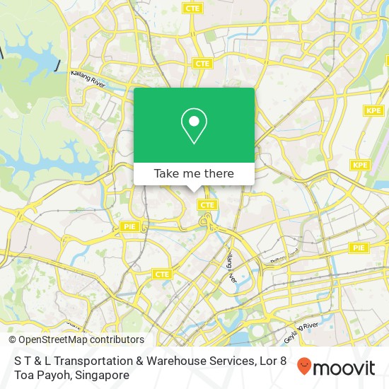 S T & L Transportation & Warehouse Services, Lor 8 Toa Payoh map
