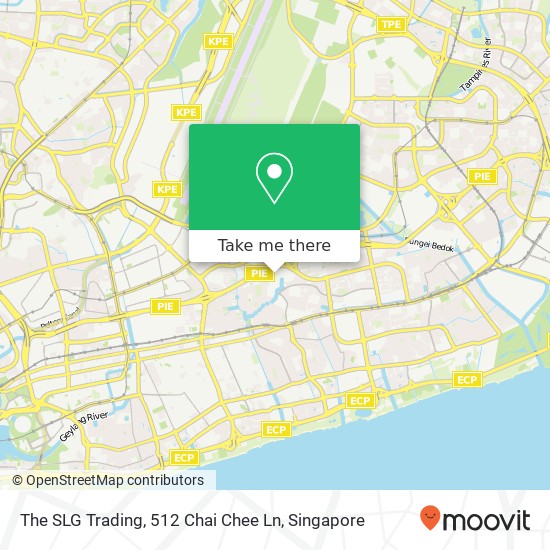 The SLG Trading, 512 Chai Chee Ln地图