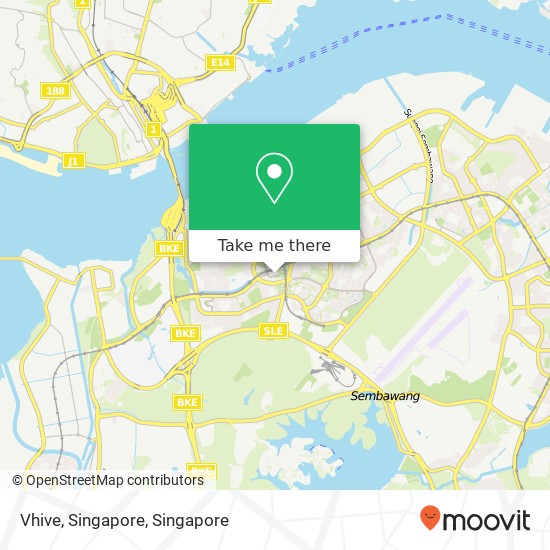 Vhive, Singapore map