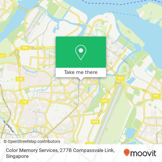 Color Memory Services, 277B Compassvale Link map