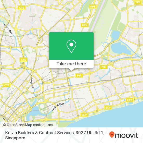 Kelvin Builders & Contract Services, 3027 Ubi Rd 1 map