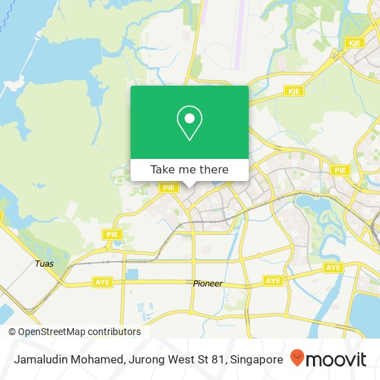 Jamaludin Mohamed, Jurong West St 81地图