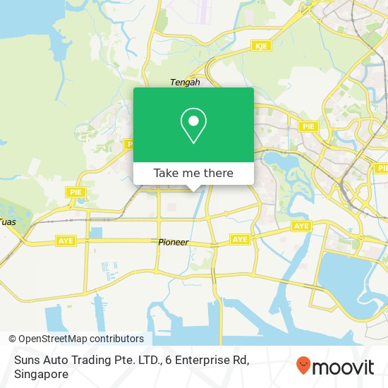 Suns Auto Trading Pte. LTD., 6 Enterprise Rd map