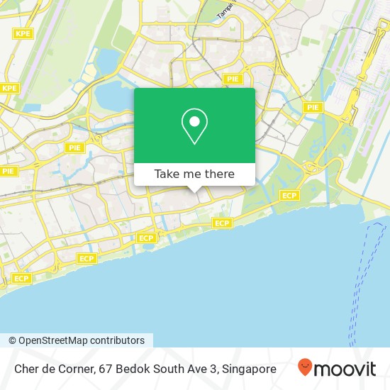 Cher de Corner, 67 Bedok South Ave 3地图