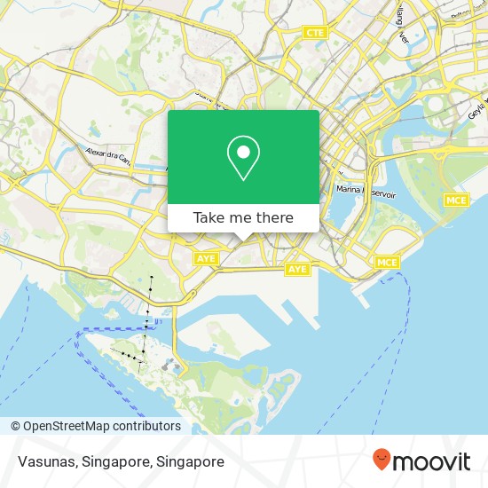 Vasunas, Singapore地图