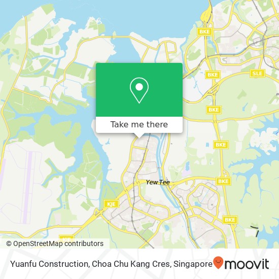 Yuanfu Construction, Choa Chu Kang Cres map