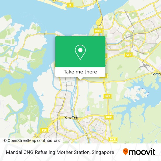 Mandai CNG Refueling Mother Station map