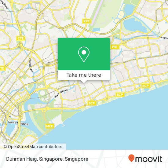 Dunman Haig, Singapore map