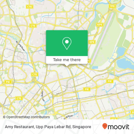 Amy Restaurant, Upp Paya Lebar Rd map