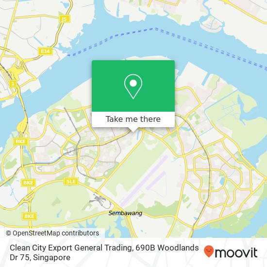 Clean City Export General Trading, 690B Woodlands Dr 75 map