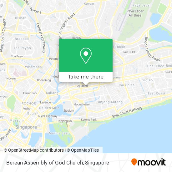 Berean Assembly of God Church map
