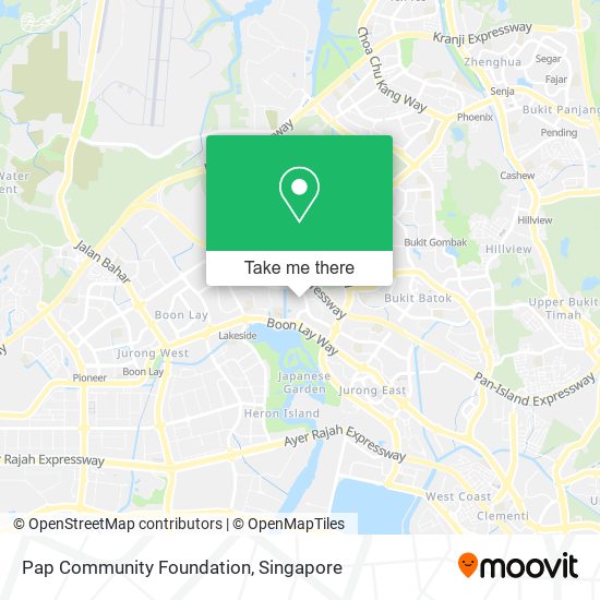 Pap Community Foundation map
