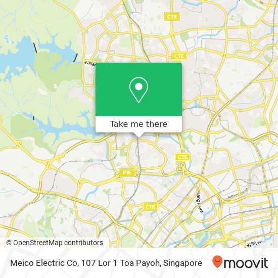 Meico Electric Co, 107 Lor 1 Toa Payoh map