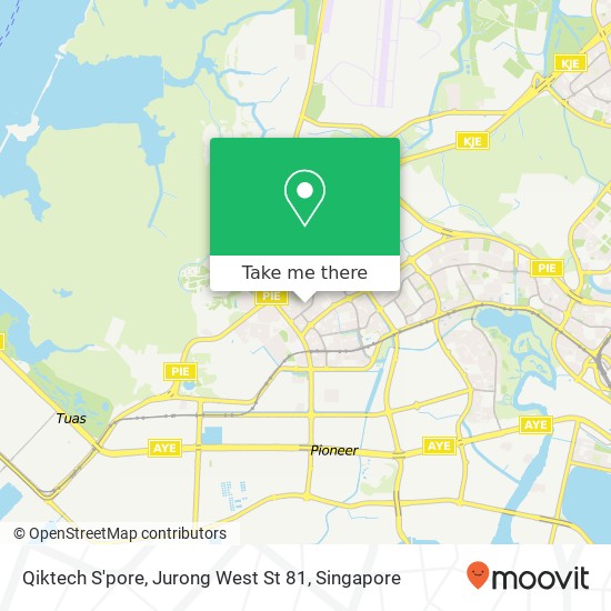 Qiktech S'pore, Jurong West St 81地图