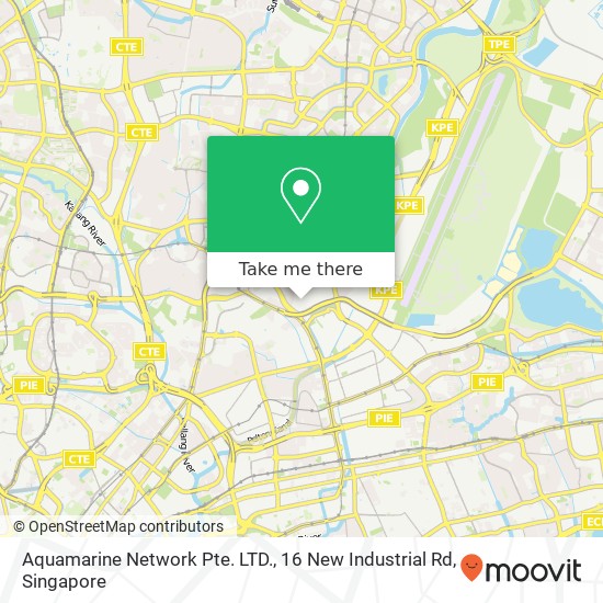 Aquamarine Network Pte. LTD., 16 New Industrial Rd地图