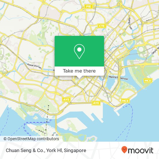 Chuan Seng & Co., York Hl map