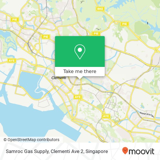 Samroc Gas Supply, Clementi Ave 2 map