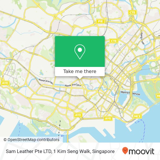 Sam Leather Pte LTD, 1 Kim Seng Walk map