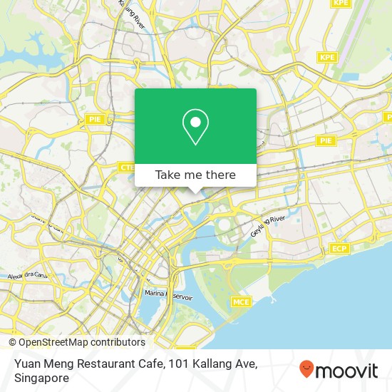 Yuan Meng Restaurant Cafe, 101 Kallang Ave map