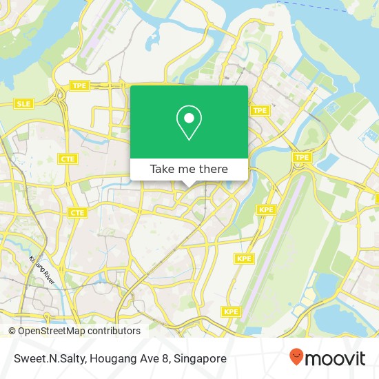 Sweet.N.Salty, Hougang Ave 8地图