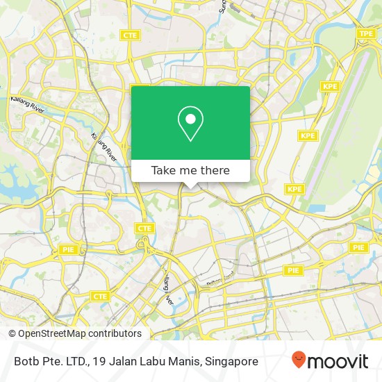 Botb Pte. LTD., 19 Jalan Labu Manis map