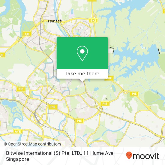 Bitwise International (S) Pte. LTD., 11 Hume Ave map