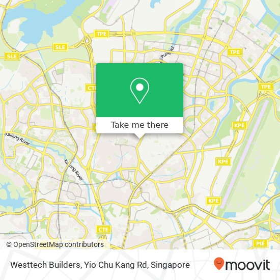 Westtech Builders, Yio Chu Kang Rd map