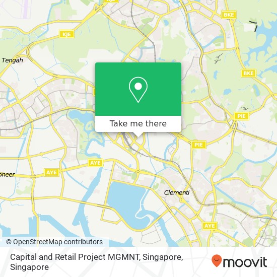 Capital and Retail Project MGMNT, Singapore地图