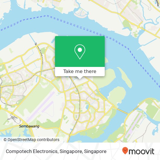 Compotech Electronics, Singapore map