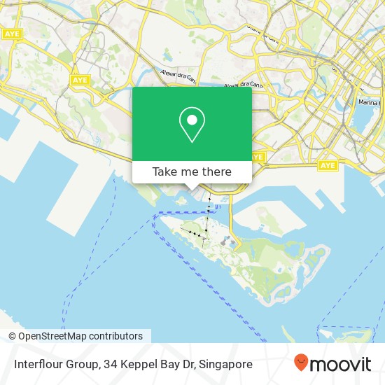 Interflour Group, 34 Keppel Bay Dr地图