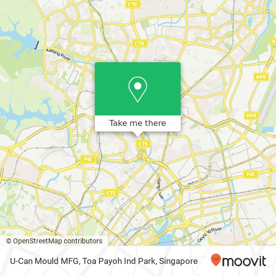 U-Can Mould MFG, Toa Payoh Ind Park地图
