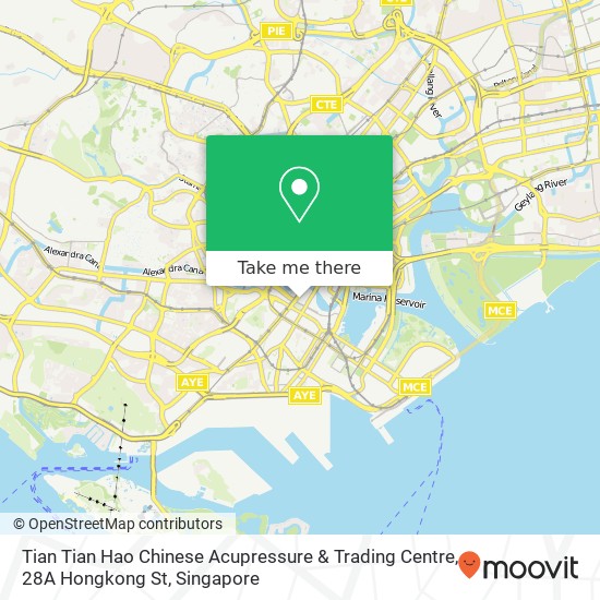 Tian Tian Hao Chinese Acupressure & Trading Centre, 28A Hongkong St map