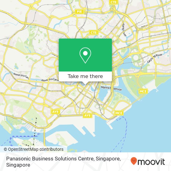 Panasonic Business Solutions Centre, Singapore map