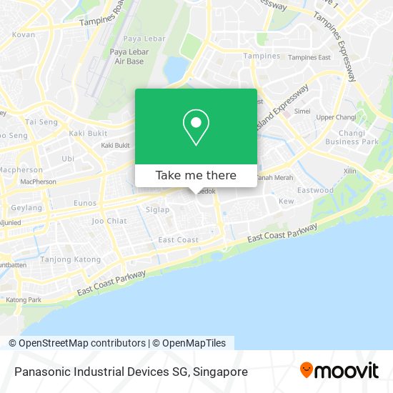 Panasonic Industrial Devices SG map