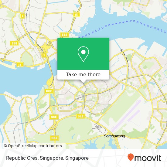 Republic Cres, Singapore map