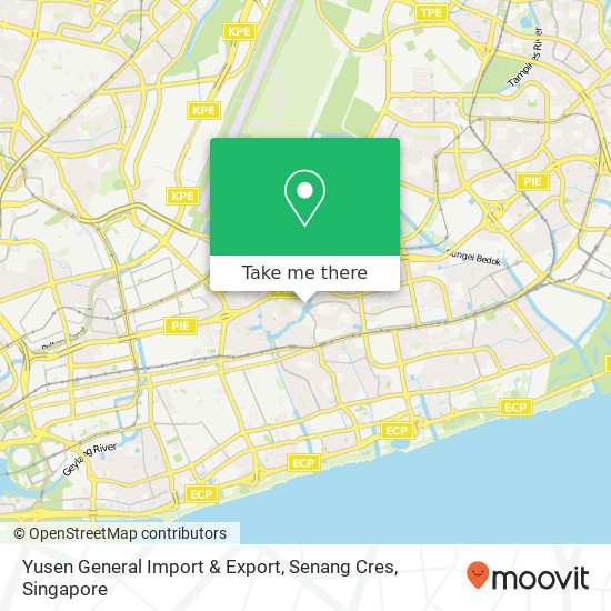 Yusen General Import & Export, Senang Cres地图