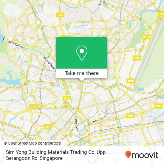 Sim Yong Building Materials Trading Co, Upp Serangoon Rd地图