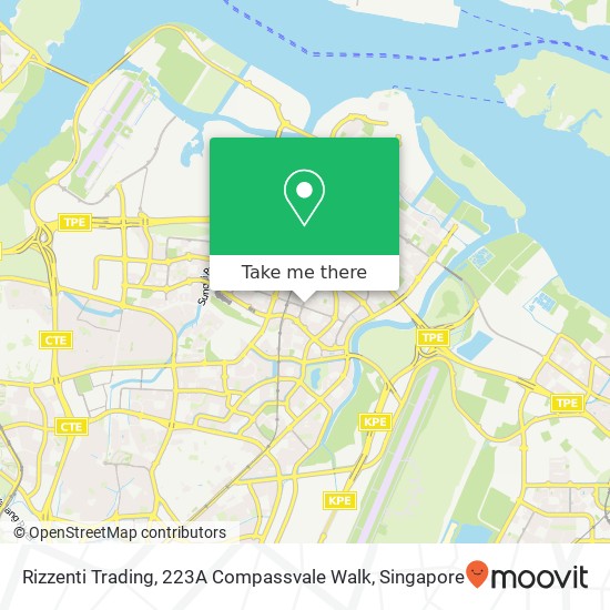 Rizzenti Trading, 223A Compassvale Walk map