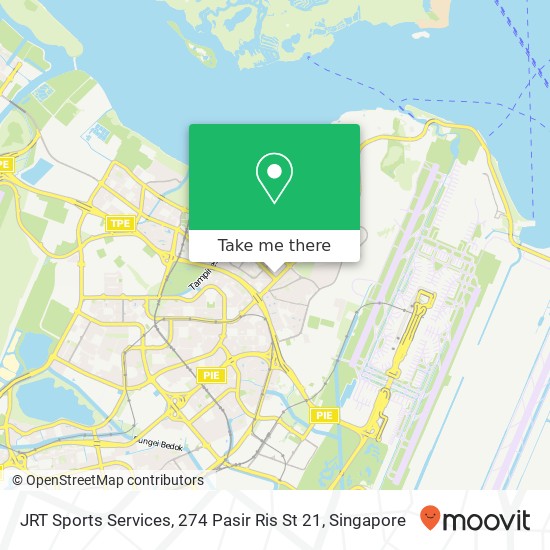 JRT Sports Services, 274 Pasir Ris St 21 map