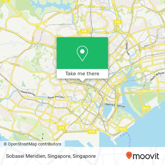 Sobasei Meridien, Singapore map