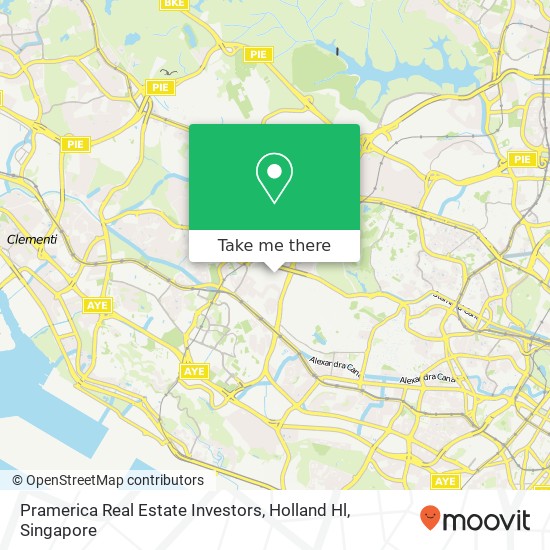 Pramerica Real Estate Investors, Holland Hl map
