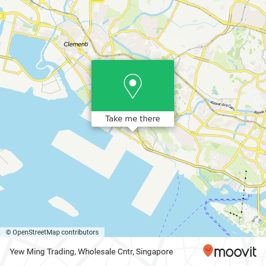 Yew Ming Trading, Wholesale Cntr map
